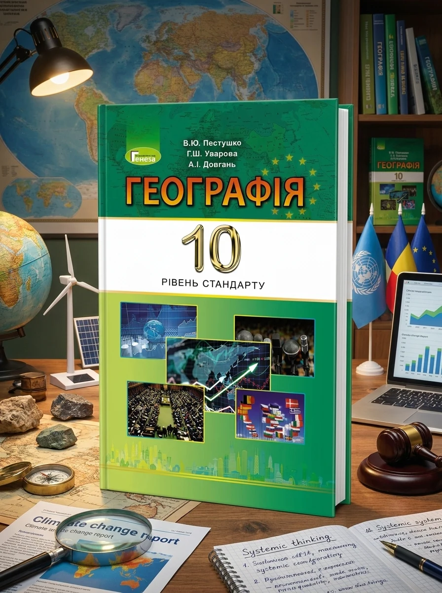 Географія 10 клас. Підручник. Рівень стандарту — Вивчення мов