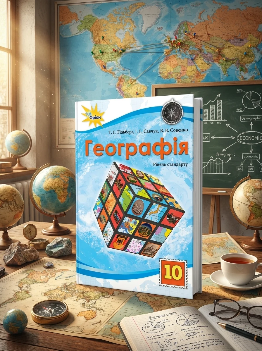 Географія 10 клас. Рівень стандарту — Вивчення мов