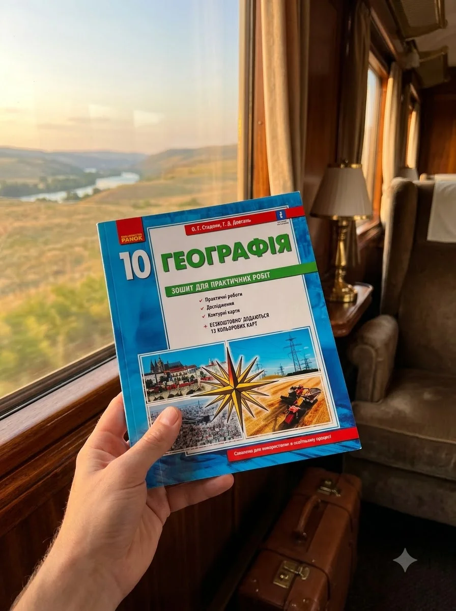 Географія 10 клас. Зошит для практичних робіт. Оновлена + Інтерактив — Вивчення мов