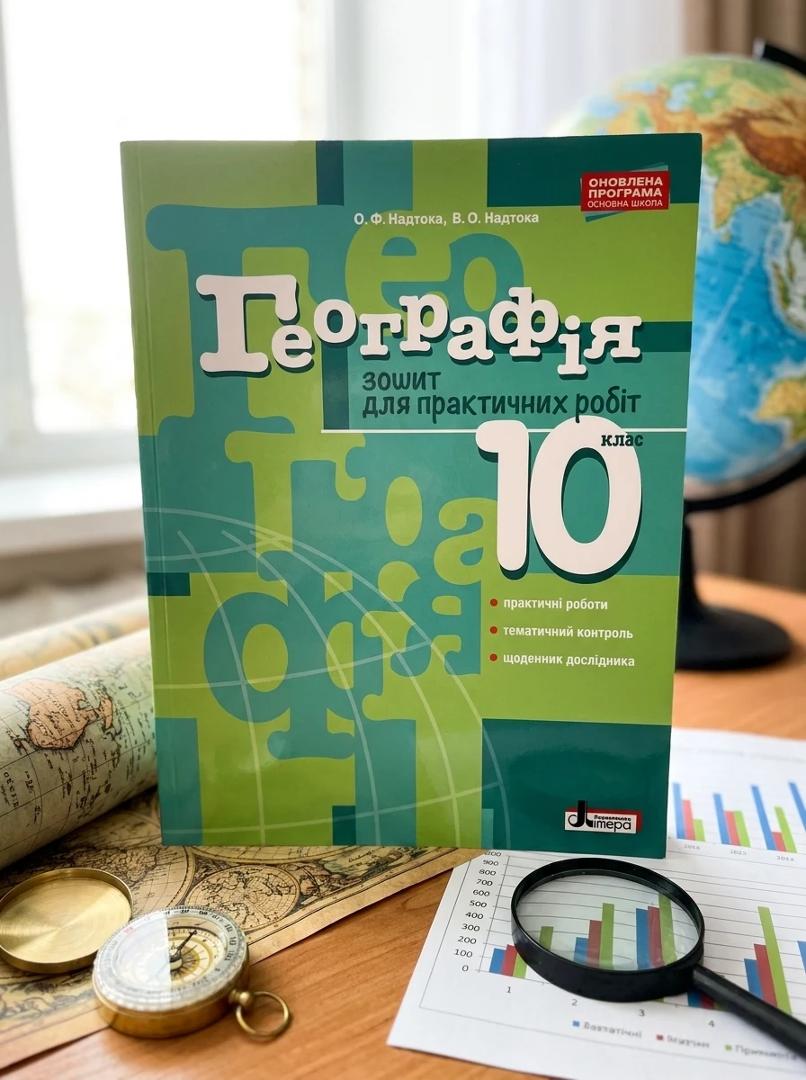 Географія. 10 клас. Зошит для практичних робіт. Рівень стандарту — Вивчення мов