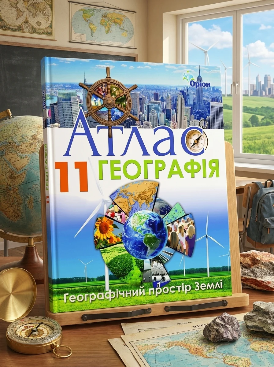 Географія 11 клас. Географічний простір Землі. Атлас, фото 2