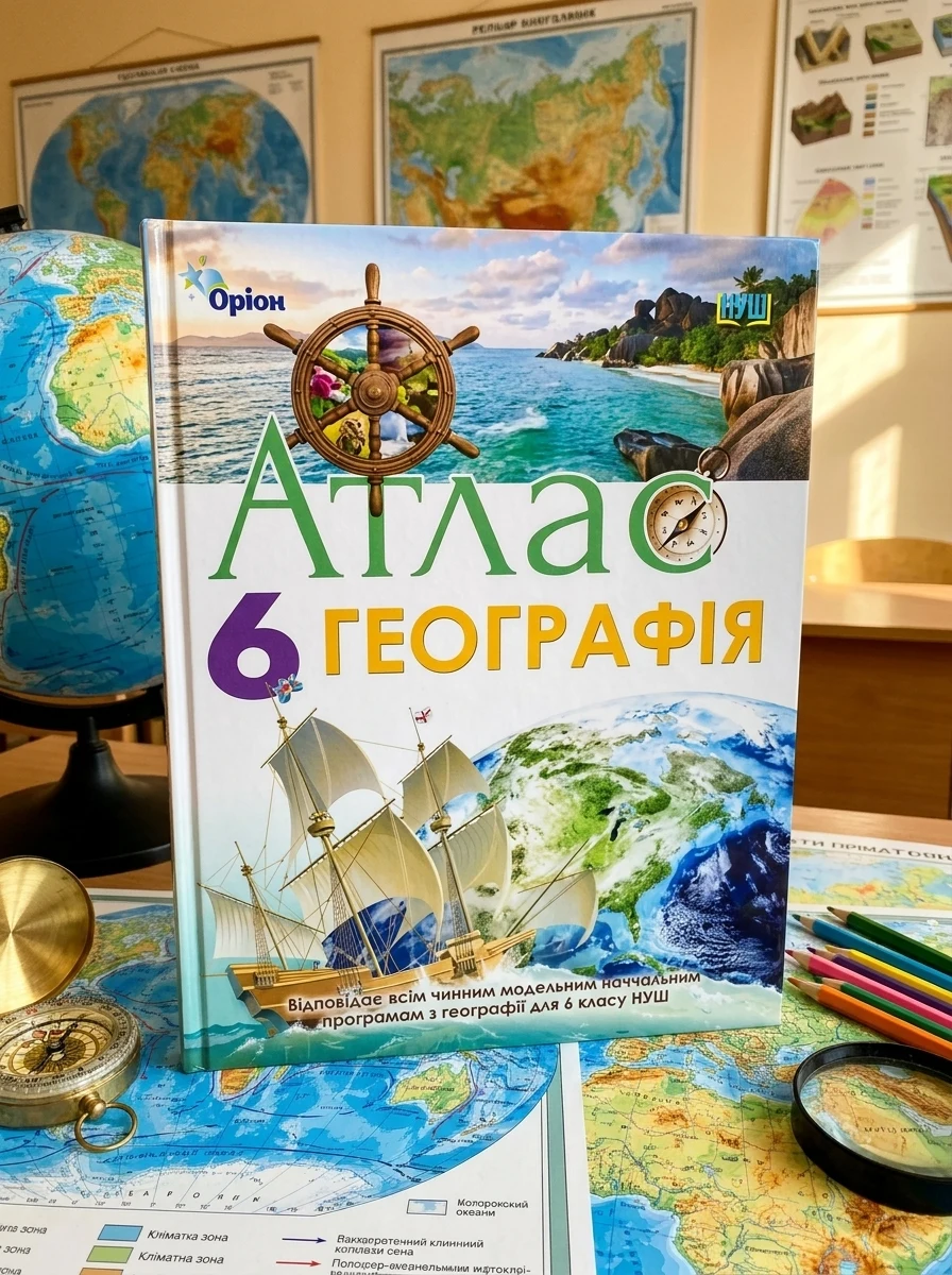 Географія 6 клас. Атлас — Дитяча література
