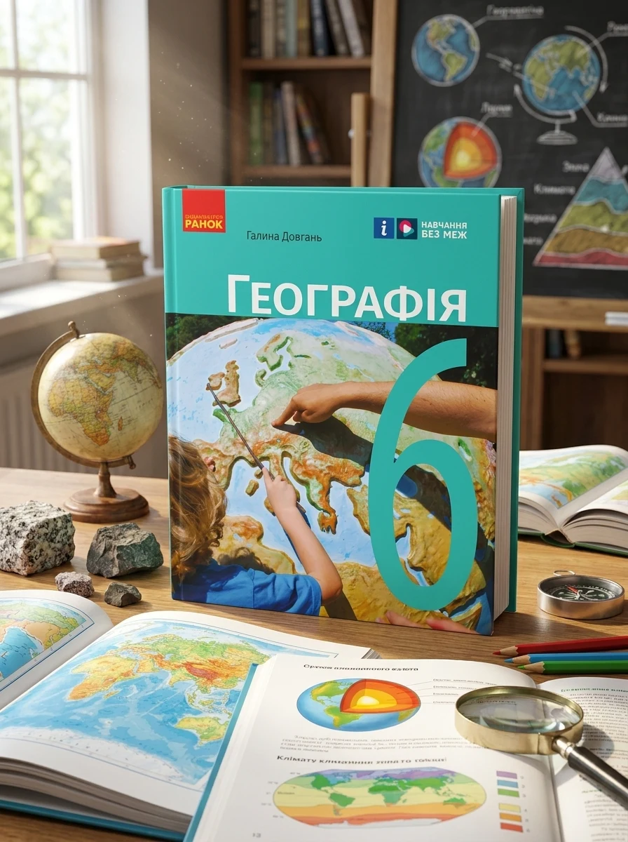 Географія. 6 клас. Підручник — Дитяча література
