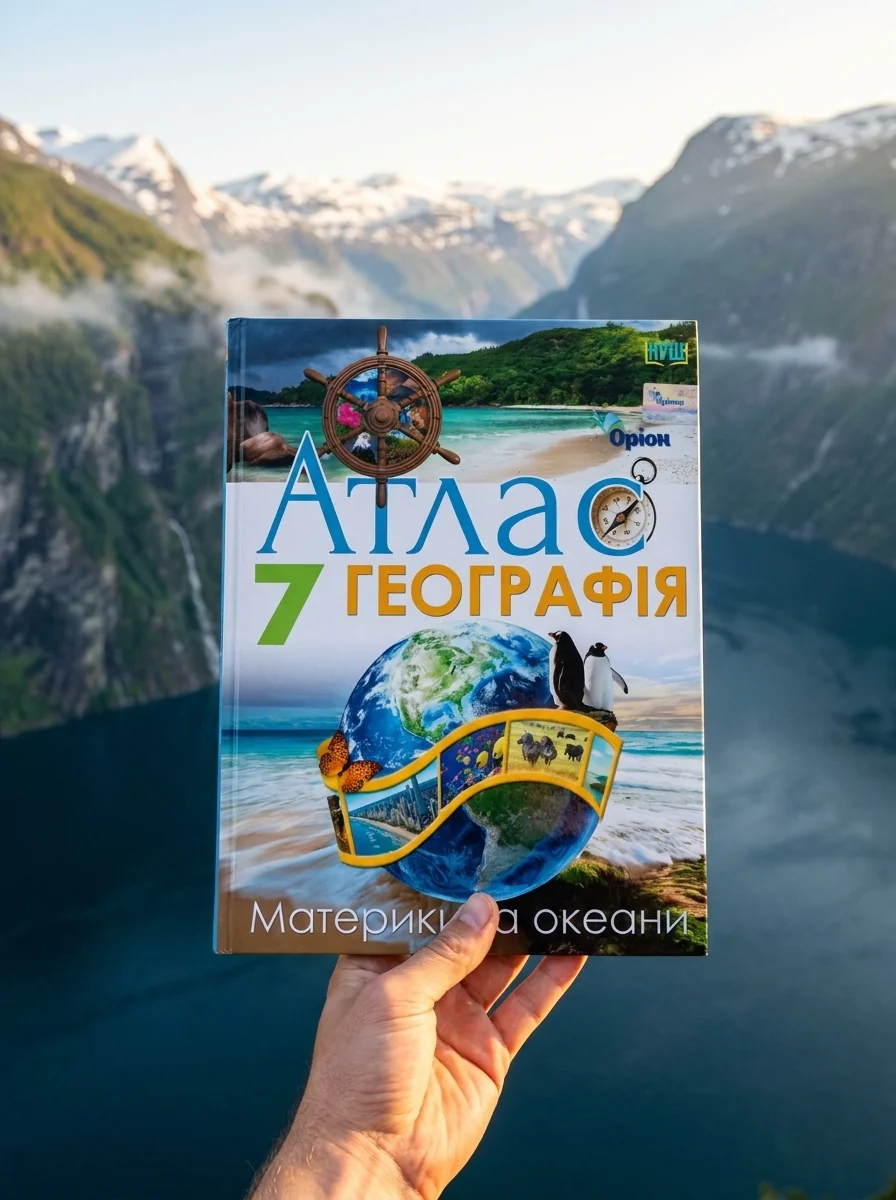 Географія 7 клас. Атлас. Материки та океани — фото 2