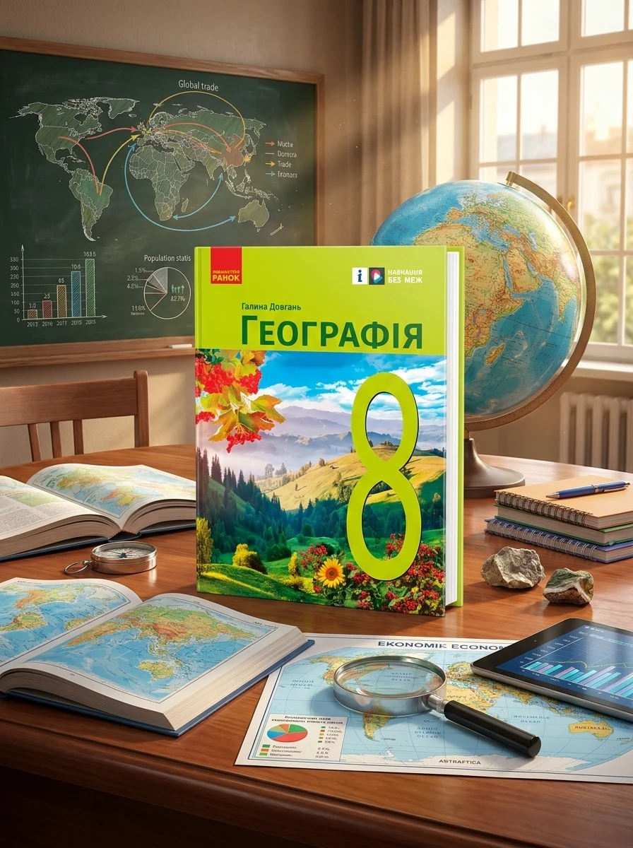 Географія. 8 клас. Підручник