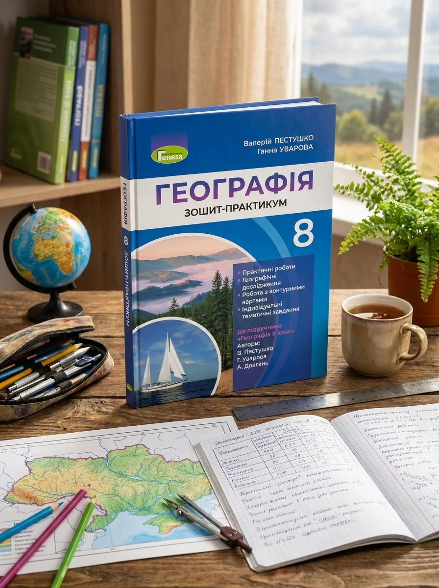 Географія 8 клас. Робочий зошит-практикум — Дитяча література