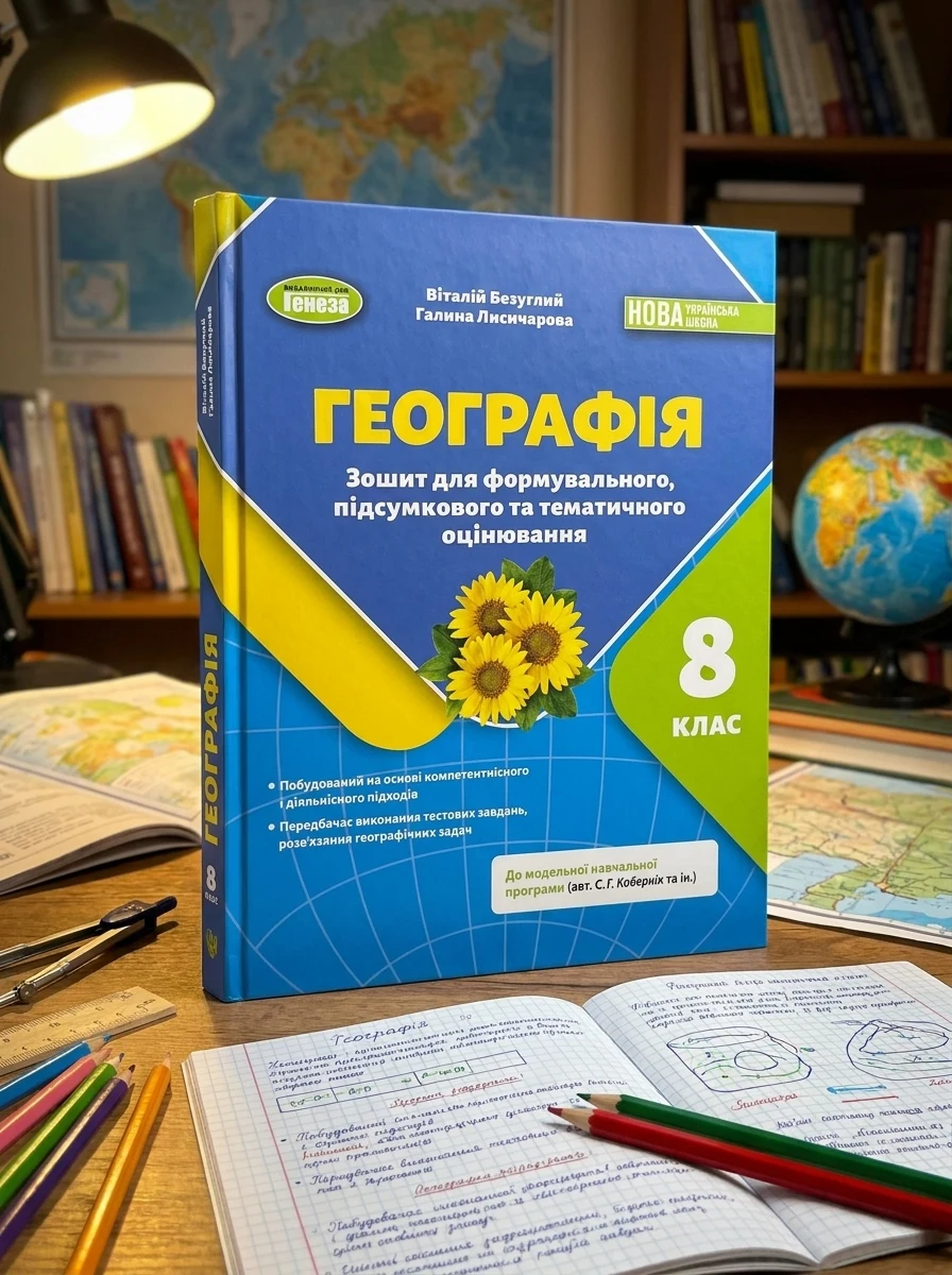 Географія. 8 клас. Зошит для формувального, підсумкового та тематичного оцінювання — Вивчення мов