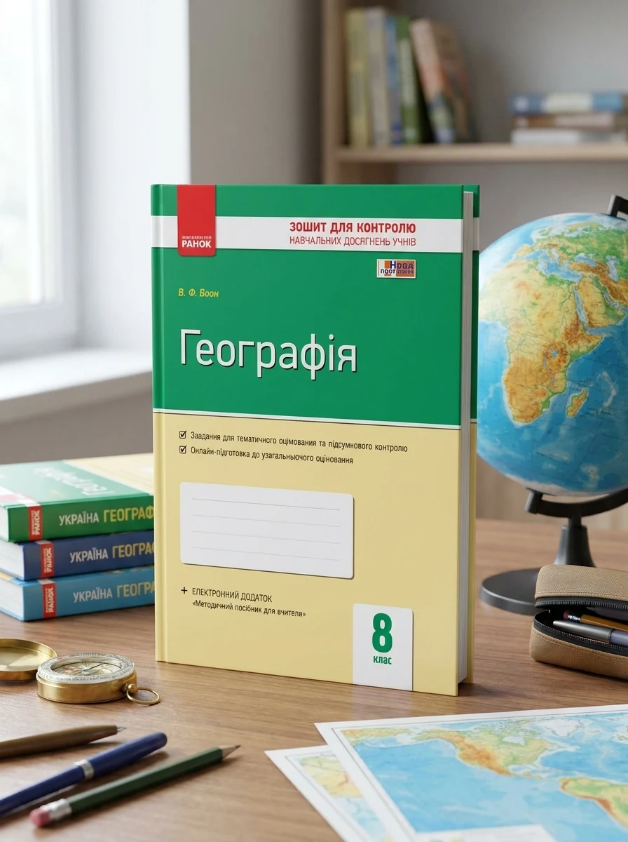 Географія. 8 клас. Зошит контролю навчальних досягнень учнів — Вивчення мов