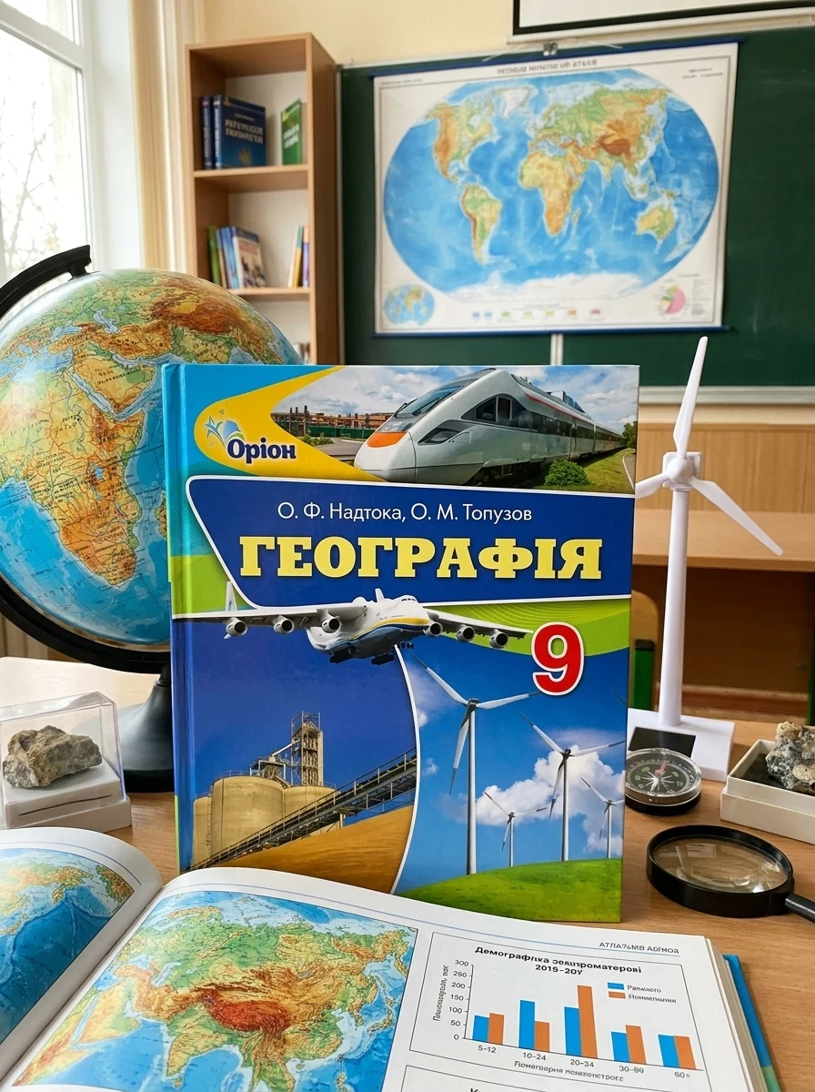 Географія 9 клас — Дитяча література