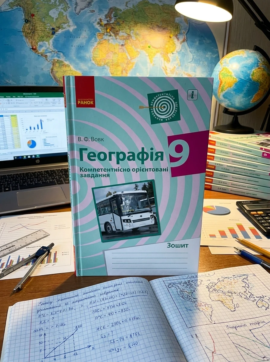 Географія. 9 клас. Компетентнісно орієнтовані завдання — Вивчення мов