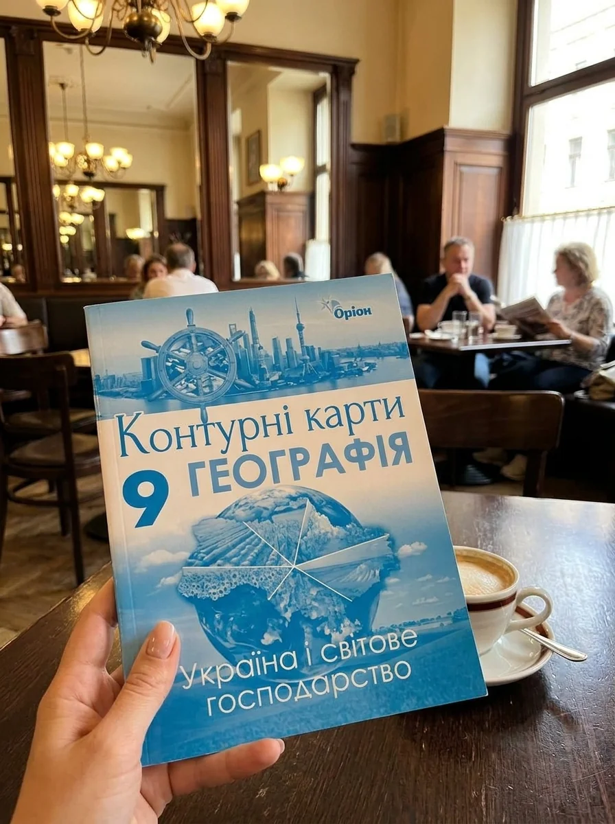 Географія 9 клас. Україна та світове господарство. Контурні карти — Вивчення мов