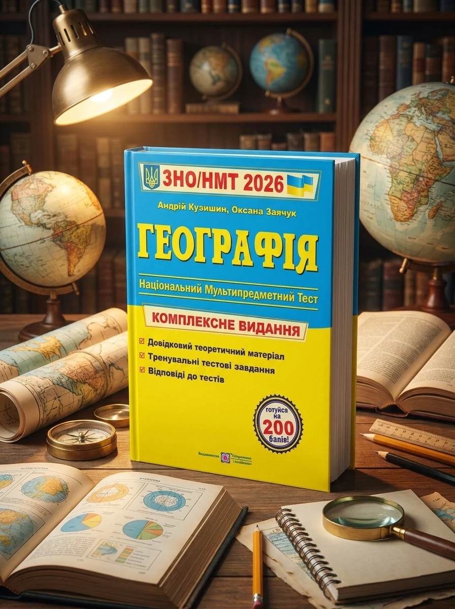Географія. Комплексна підготовка до HMT/ЗНО 2026 — Кузишин Андрій, фото 2
