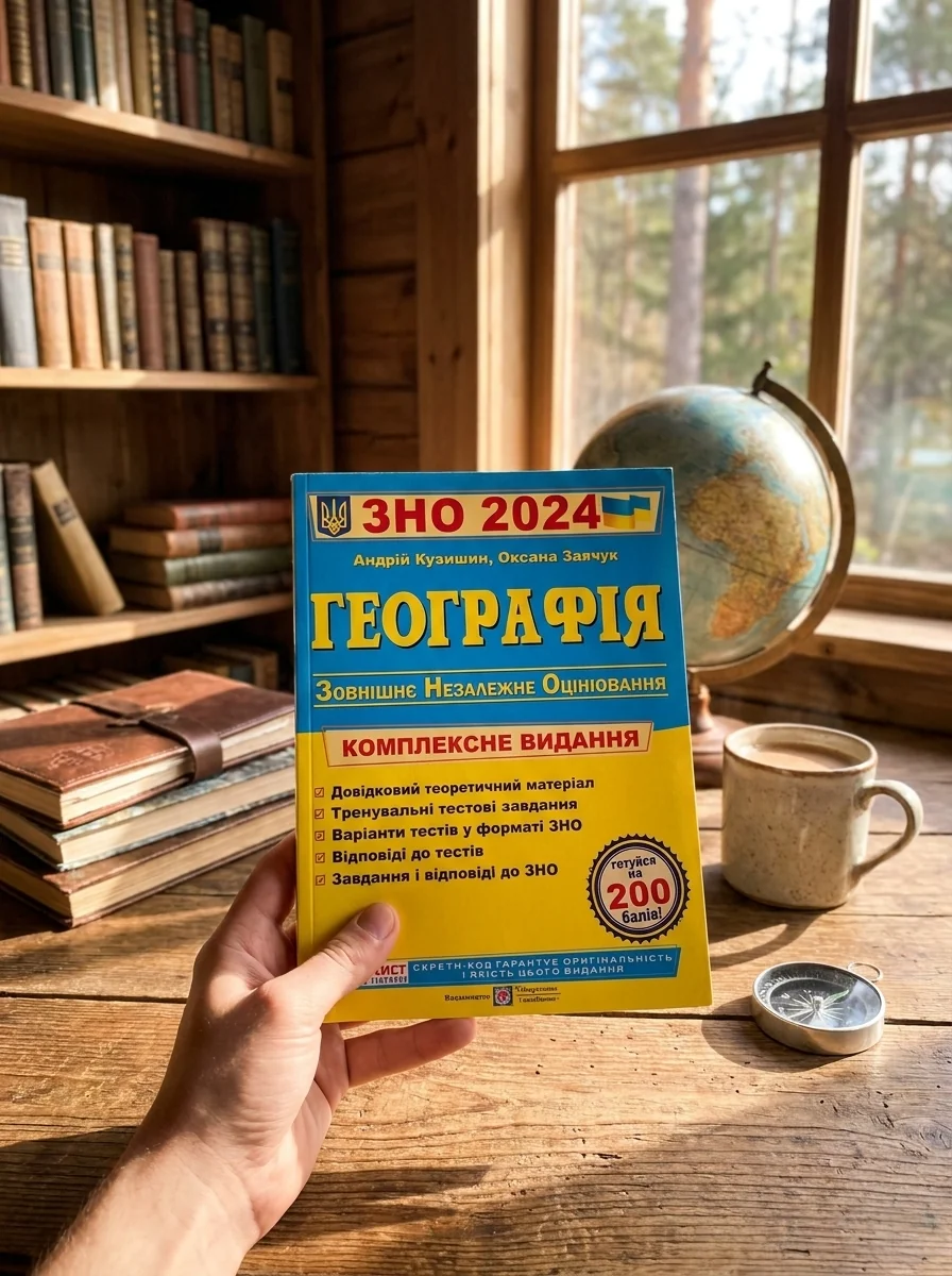 Географія : комплексна підготовка до ЗНО 2022 — Кузишин Андрій, обкладинка