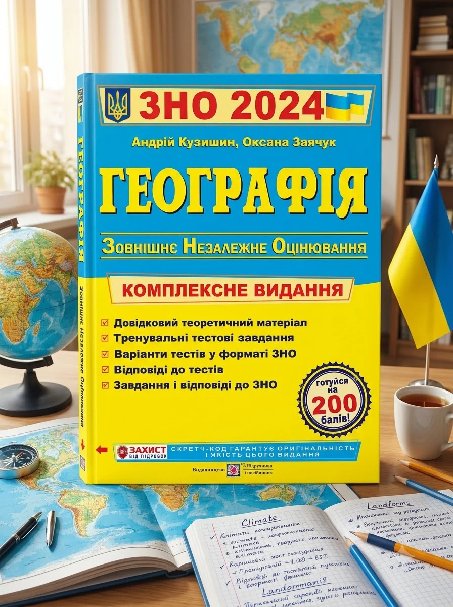 Географія : комплексна підготовка до ЗНО 2022 — Кузишин Андрій, фото 2