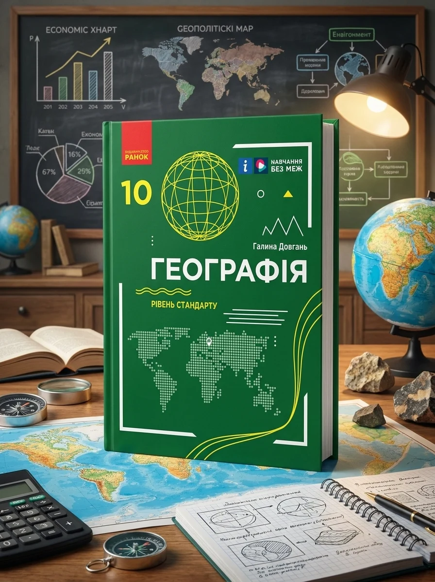 Географія. Підручник для 10 класу. Рівень стандарту — Вивчення мов