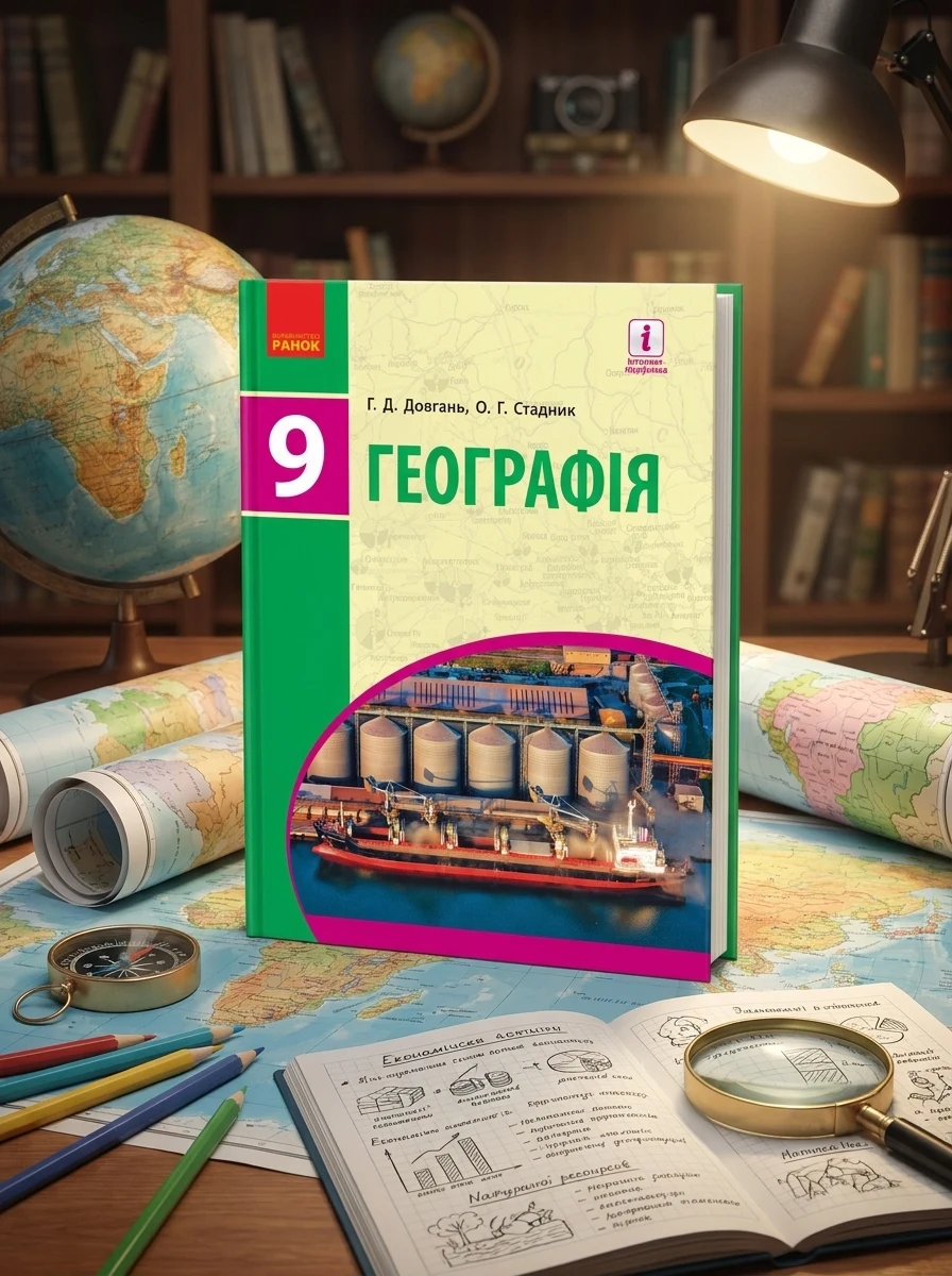 Географія. Підручник для 9 класу — Дитяча література