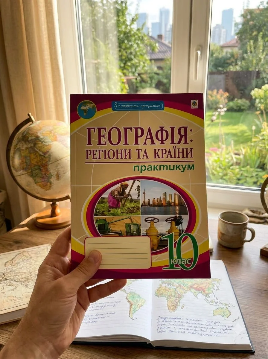 Географія. Регіони та країни. 10 клас. Практикум — Дитяча література