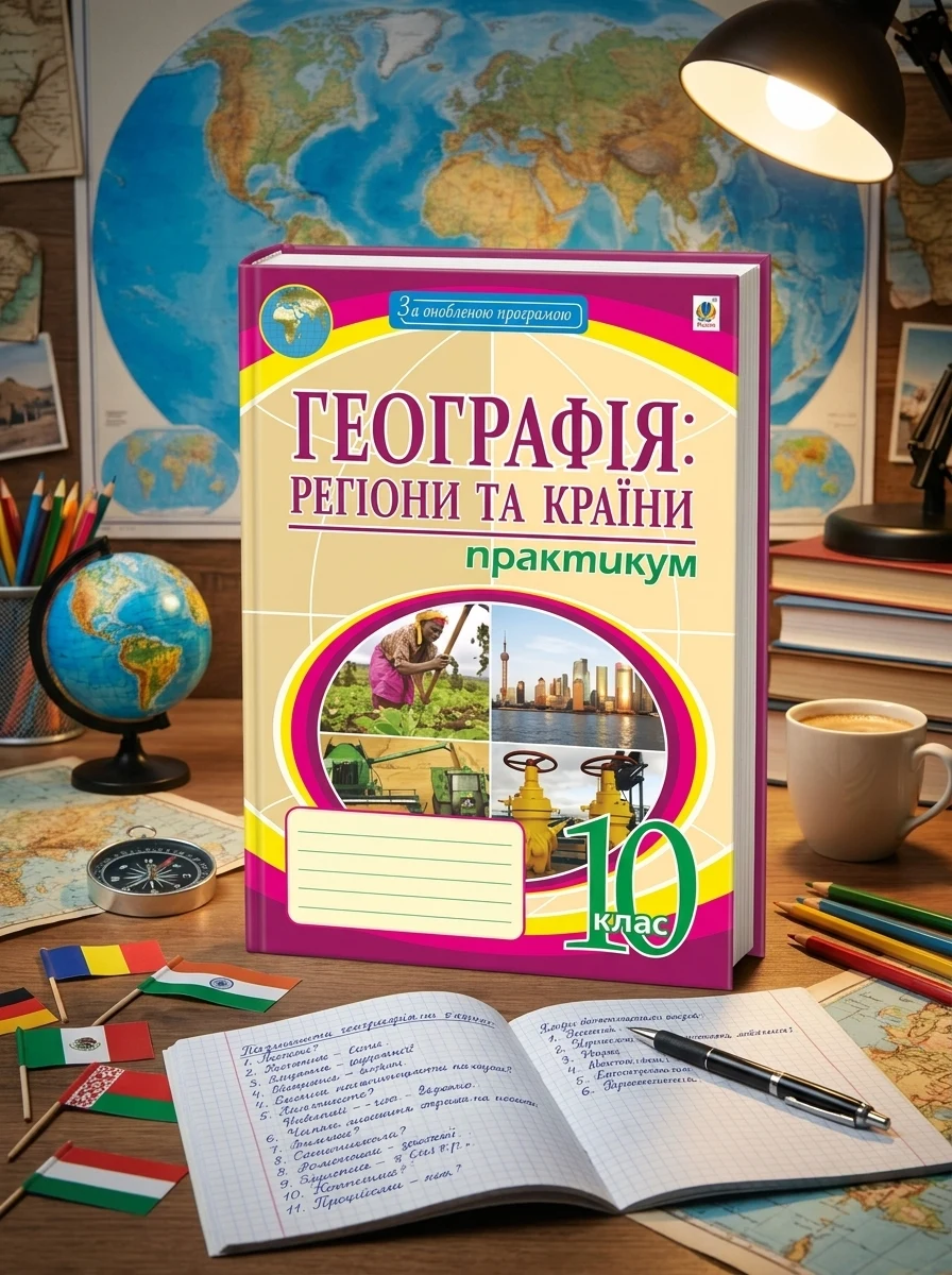 Географія. Регіони та країни. 10 клас. Практикум — фото 2