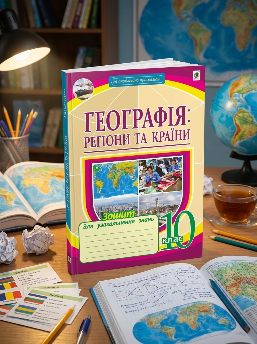 Географія. Регіони та країни. 10 клас. Зошит для узагальнення знань — Вивчення мов