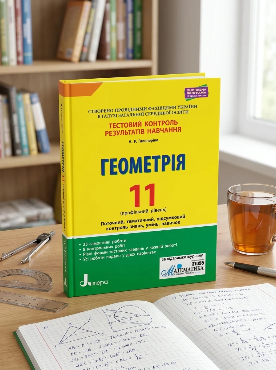 Геометрія. 11 клас (профільний рівень). Тестовий контроль результатів навчання — Вивчення мов