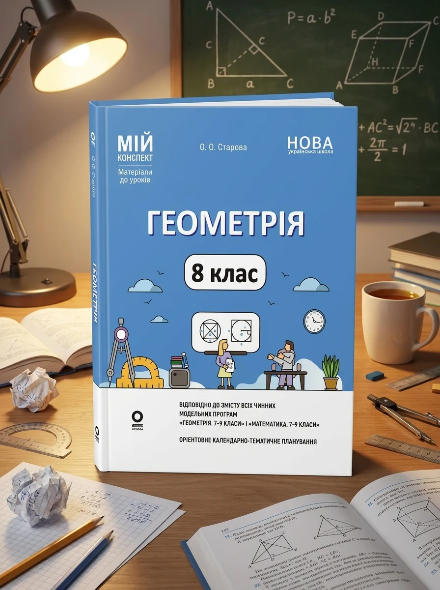 Геометрія. 8 клас. Мій конспект. Матеріали до уроків — фото 2