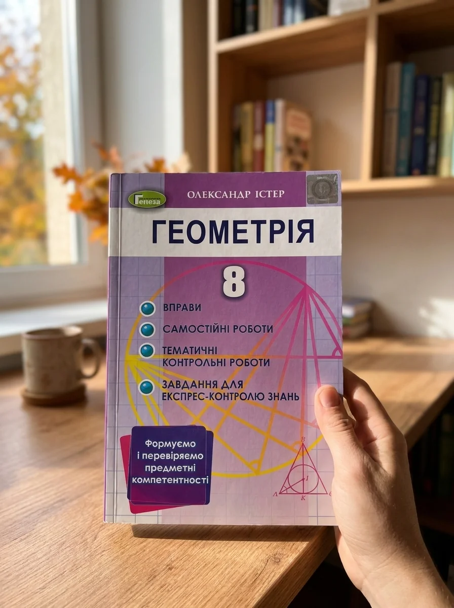 Геометрія 8 клас. Вправи, самостійні роботи, тематичні контрольні роботи, експрес-контроль — фото 2