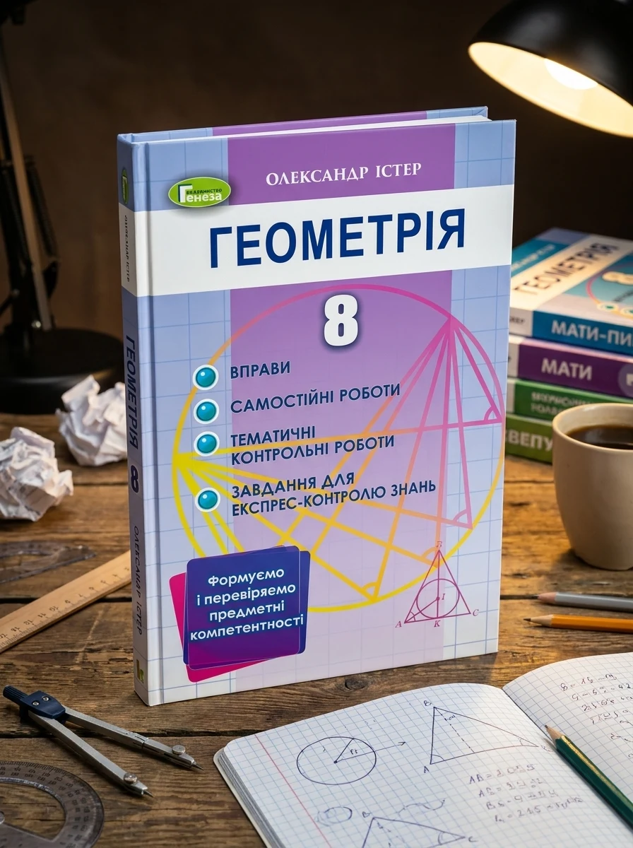 Геометрія 8 клас. Вправи, самостійні роботи, тематичні контрольні роботи, експрес-контроль — Вивчення мов