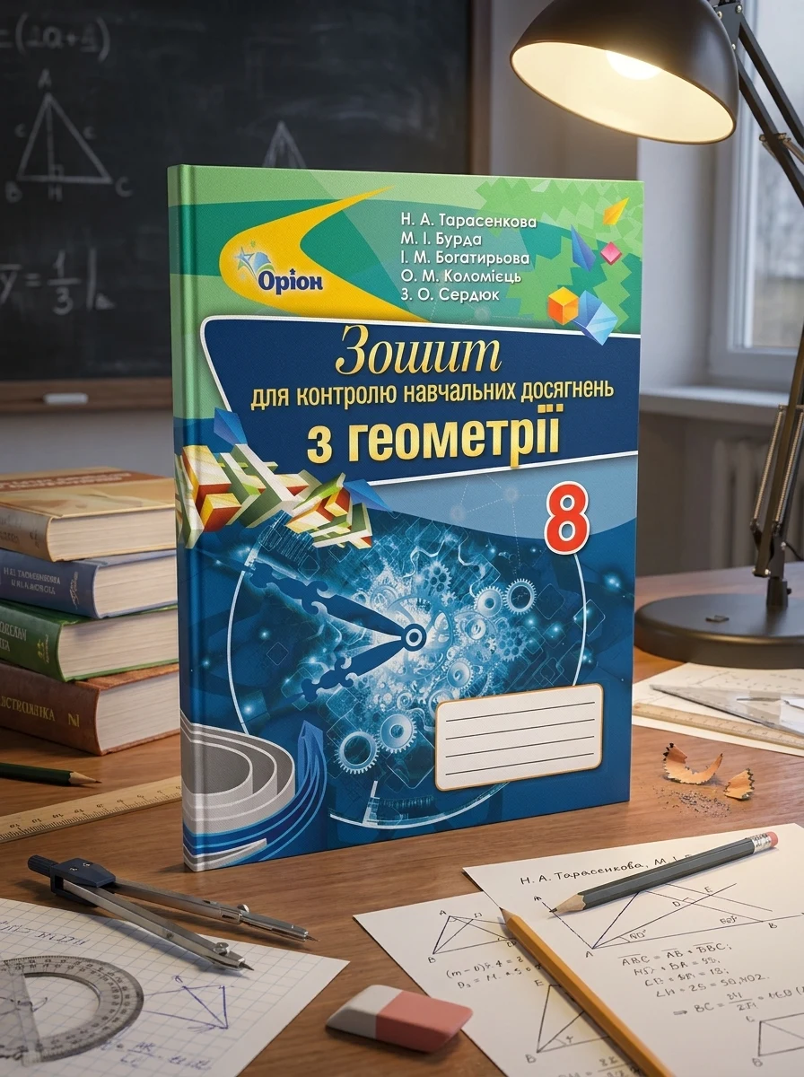 Геометрія 8 клас. Зошит для контролю навчальних досягнень — Вивчення мов