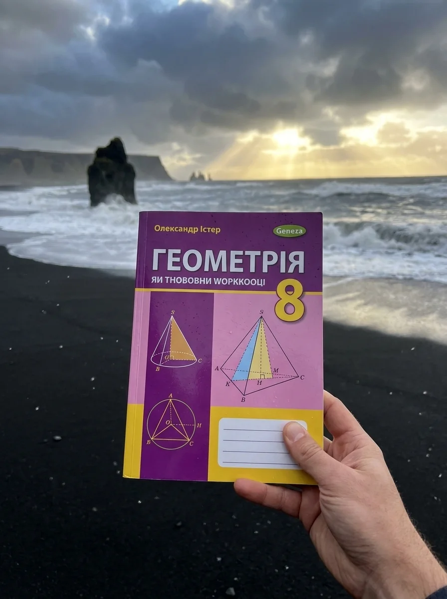 Геометрія 8 клас. Зошит для самостійних та тематичних контрольних робіт — Олександр Істер, обкладинка