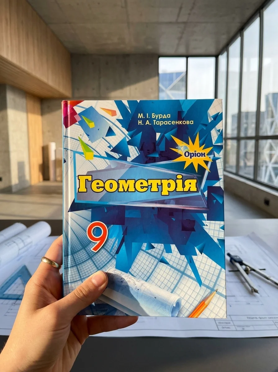 Геометрія 9 клас — Михайло Бурда, обкладинка