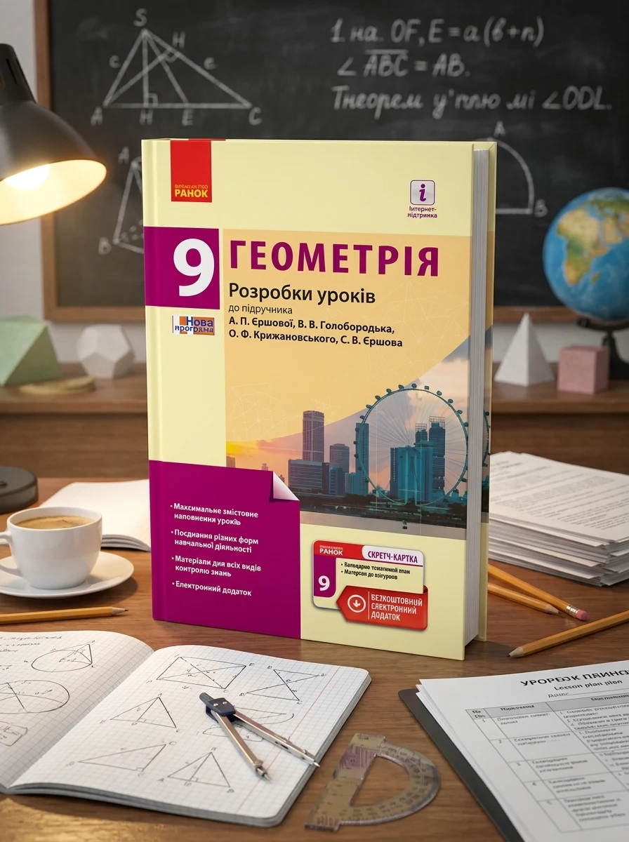 Геометрія. 9 клас. Розробки уроків — Вивчення мов