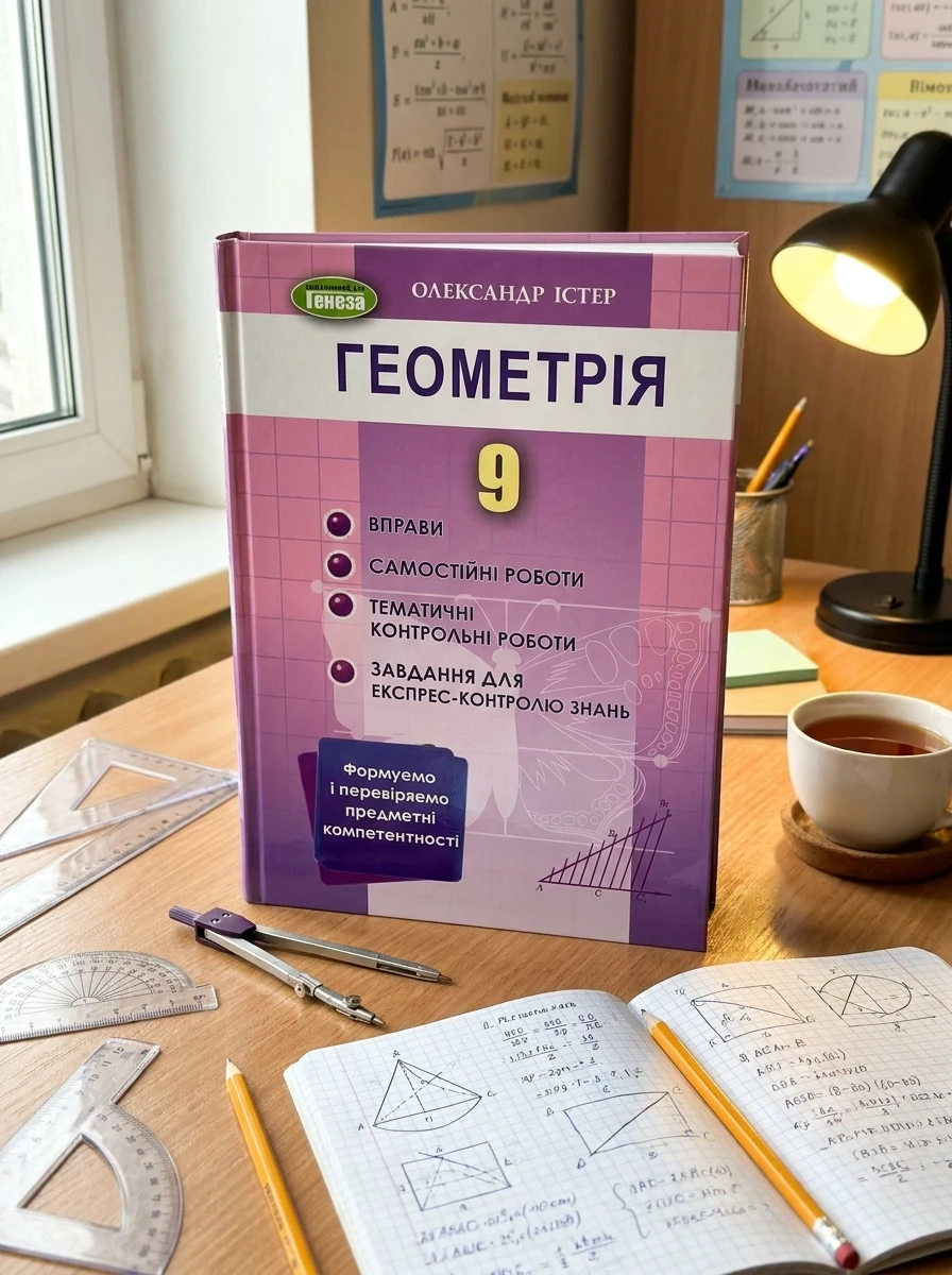 Геометрія 9 клас. Вправи, самостійні роботи, тематичні контрольні роботи, завдання для експрес-контролю знань