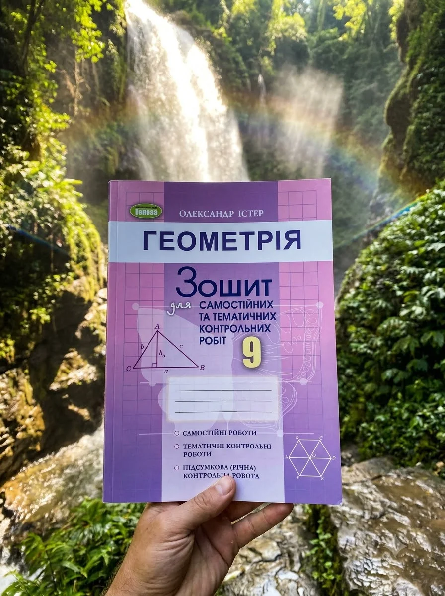 Геометрія 9 клас. Зошит для самостійних та тематичних контрольних робіт — Олександр Істер, обкладинка
