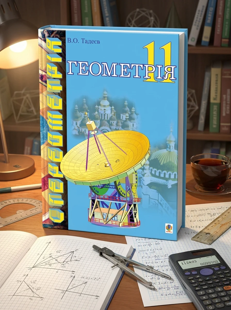 Геометрія. Фігури обертання. Векторно-координатний метод. Дворівневий підручнник для 11 класу — фото 2