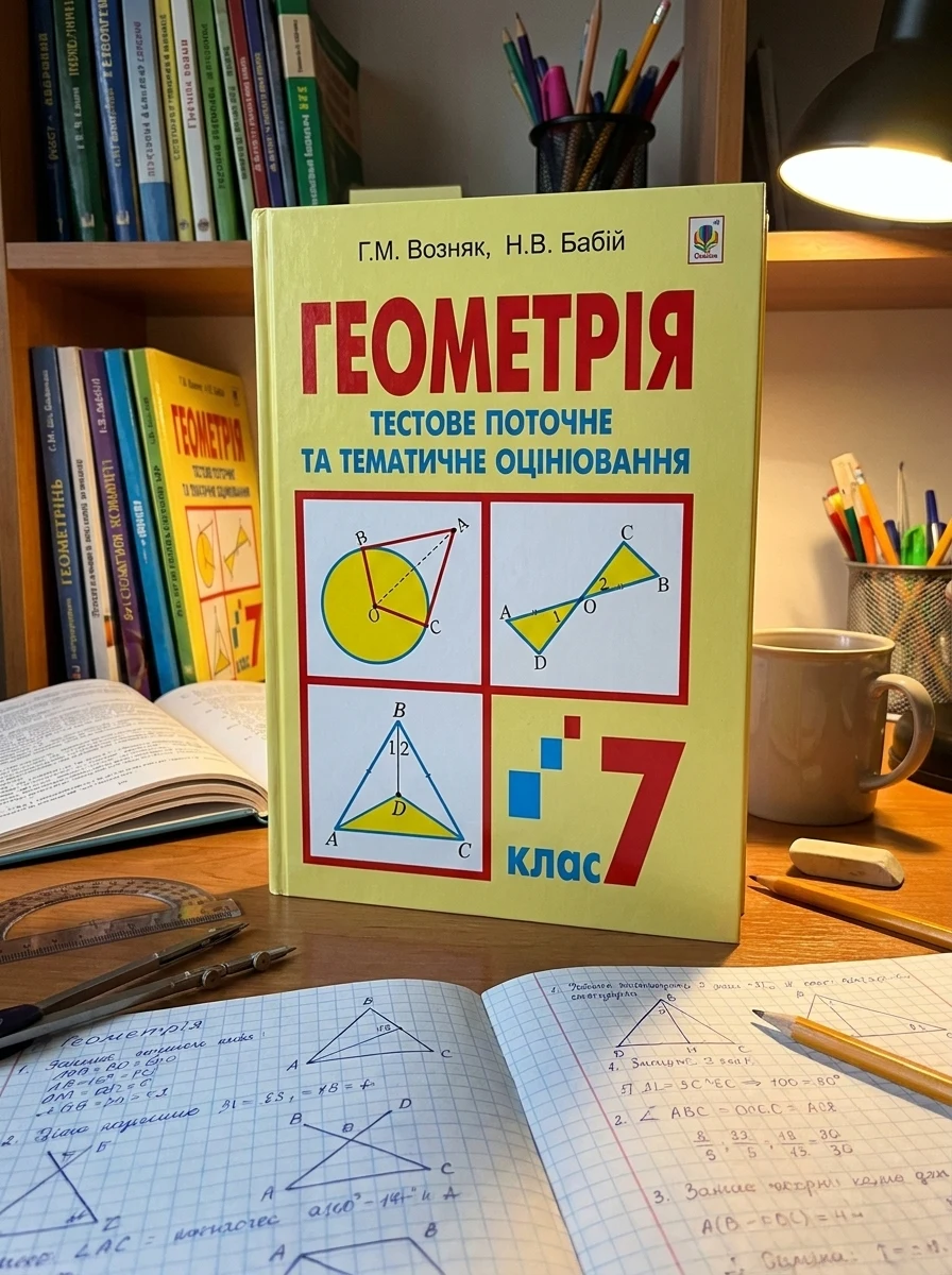 Геометрія. Тестове поточне та тематичне оцінювання. 7 клас — Вивчення мов