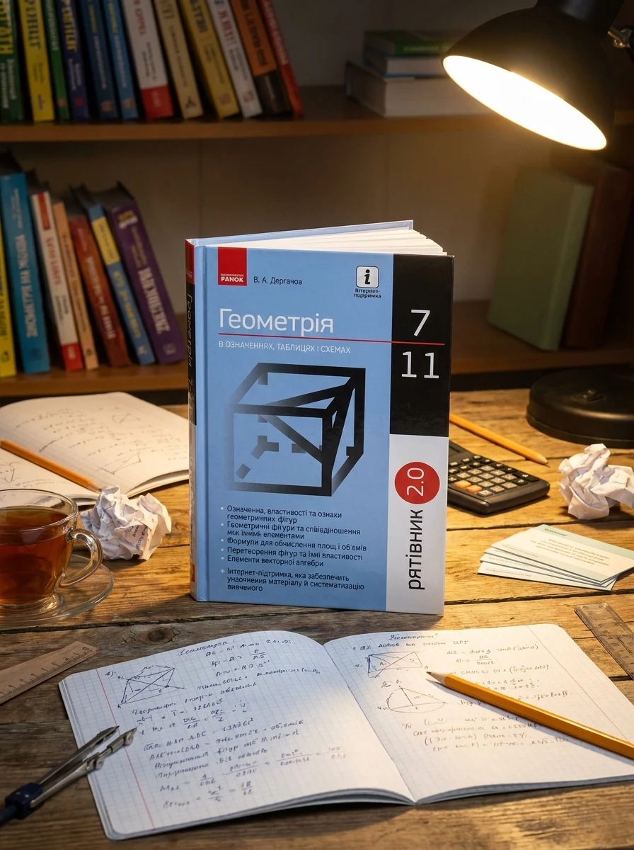 Геометрія у визначеннях, формулах і таблицях. 7-11 класи