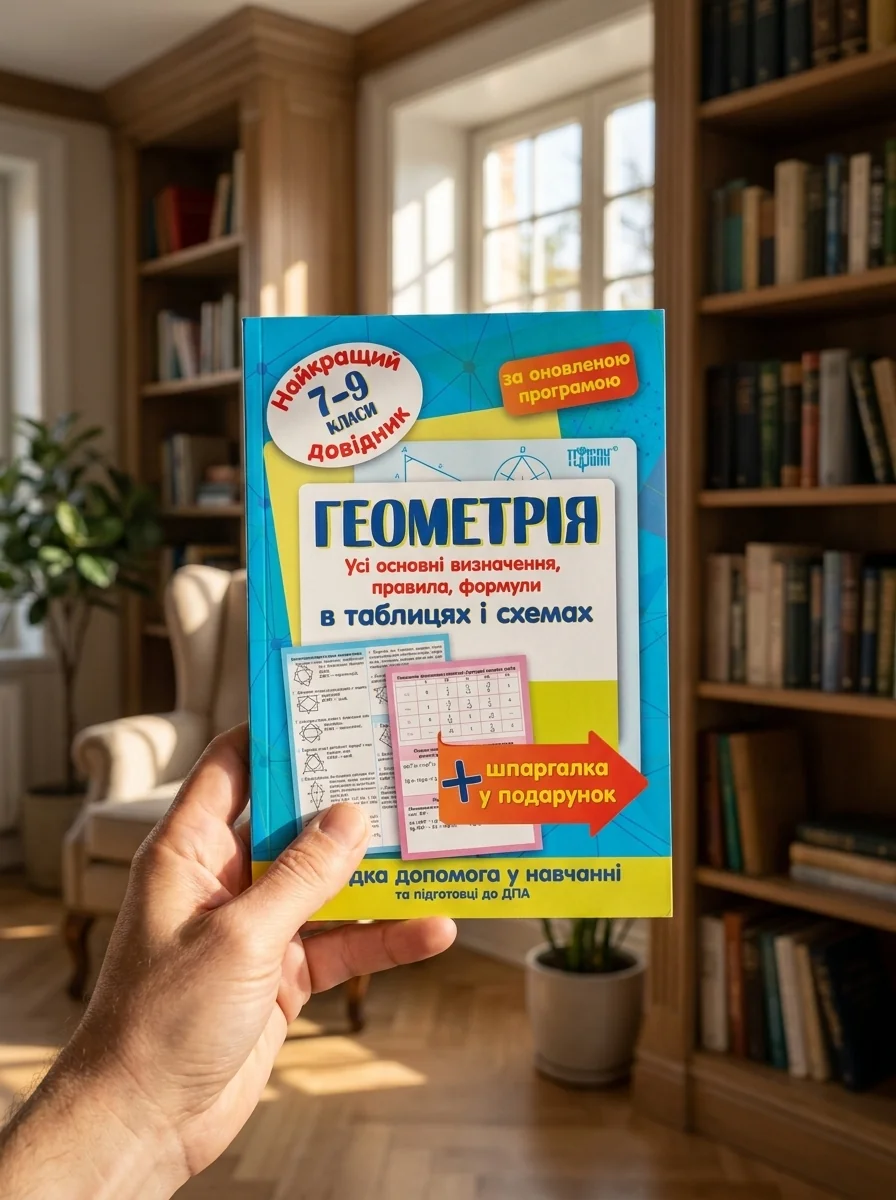 Геометрія в таблицях і схемах. 7-9 класи — Вивчення мов