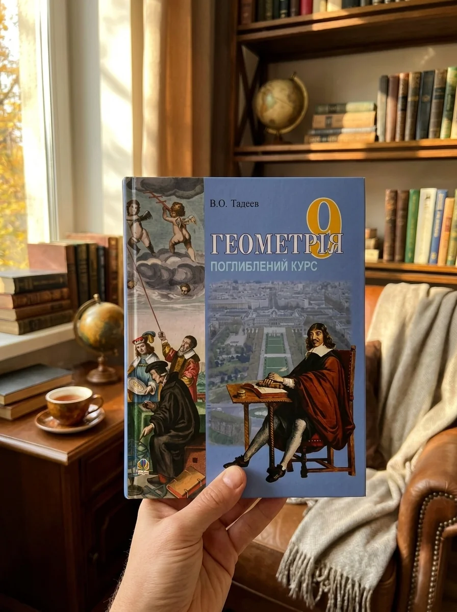 Геометрія. Вимірювання многокутників. Векторно-координатний метод. Елементи стереометрії. Дворівневий підручник для 9 класу — Вивчення мов
