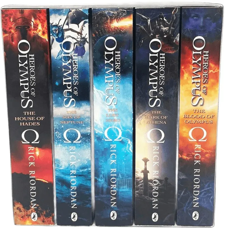 Heroes Of Olympus Complete Collection (5 Books Slipcase) — Рік Ріордан, фото 4