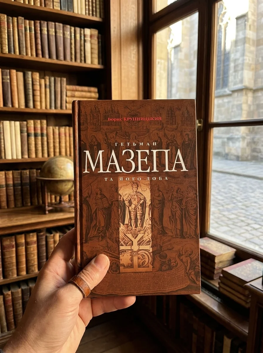 Гетьман Мазепа та його доба — Борис Крупницький, обкладинка