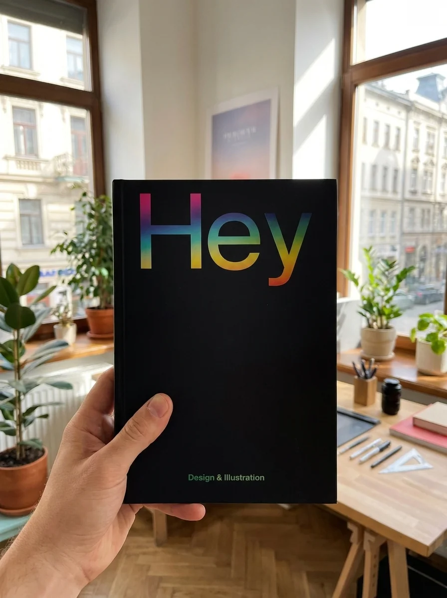 Hey. Design & Illustration — Джон Даулінг, обкладинка