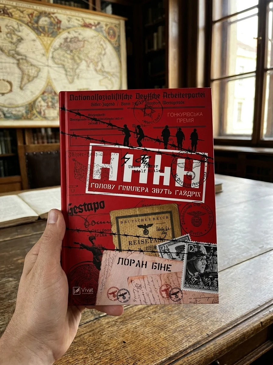 HHhH: голову Гіммлера звуть Гайдріх — Лоран Біне, обкладинка