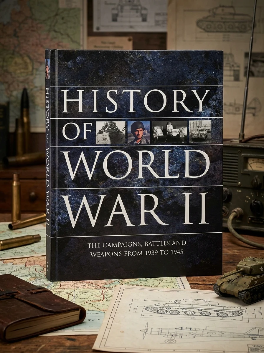 History of World War II. The campaigns, battles and weapons from 1939 to 1945 — Історія та публіцистика