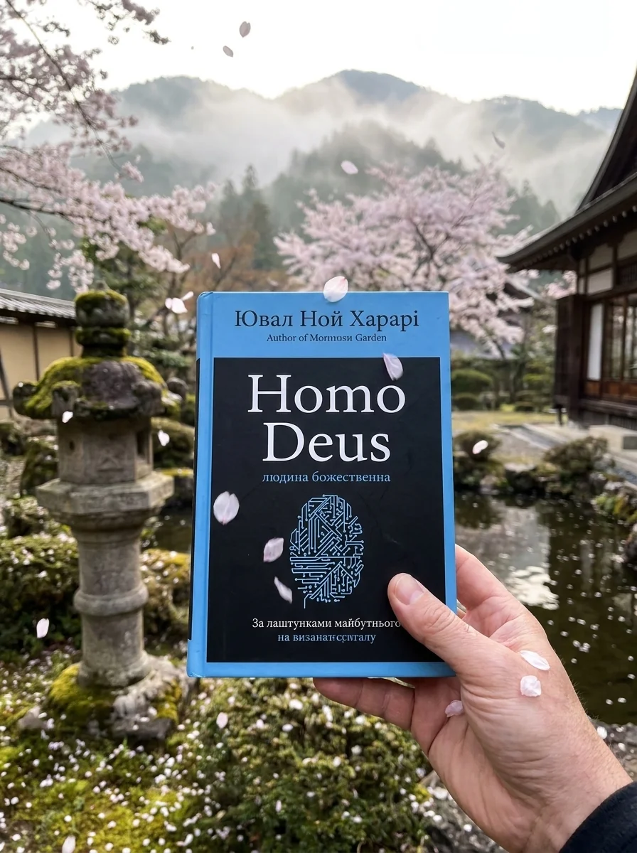 Homo Deus. За лаштунками майбутньго (людина божественна), обкладинка