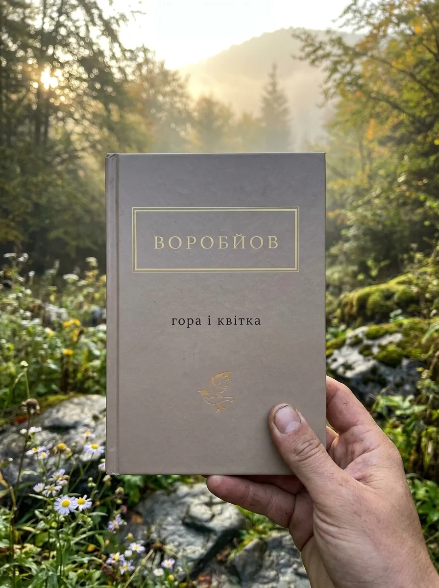 Гора і квітка — Микола Воробйов, обкладинка