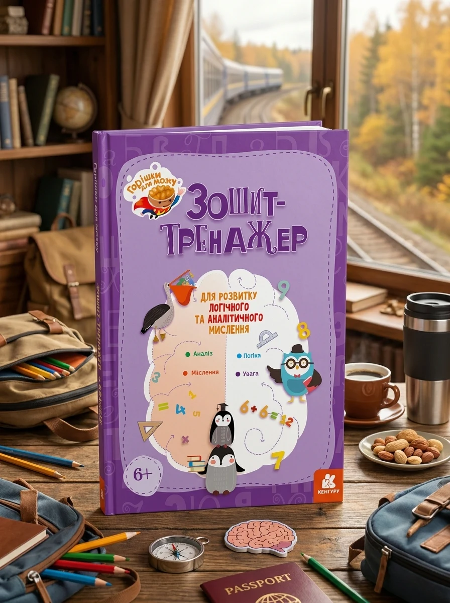 Горішки для мозку. Зошит-тренажер для розвитку логічного та аналітичного мислення — фото 2