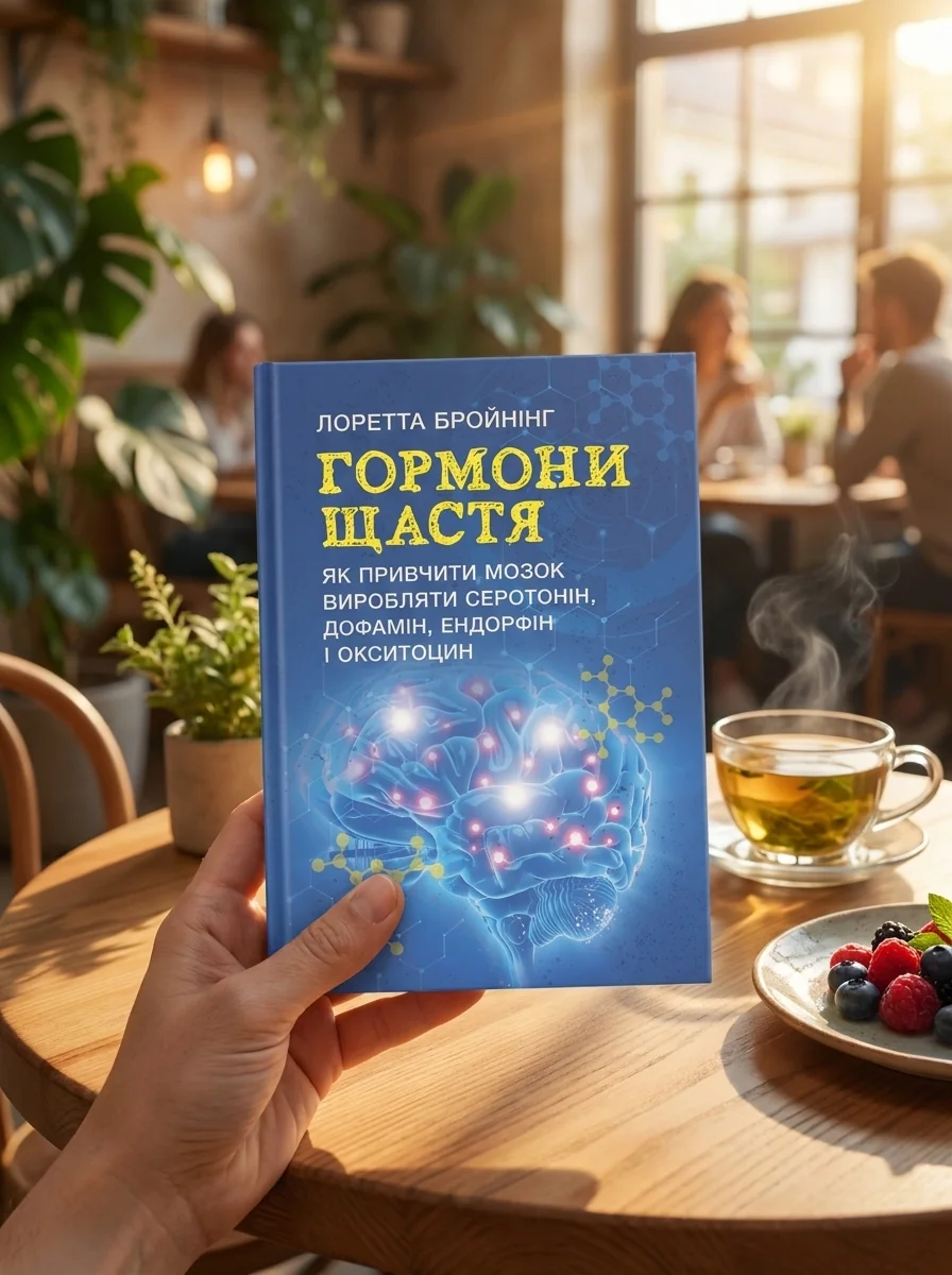 Гормони щастя. Як привчити мозок виробляти серотонін, дофамін, ендорфін іокситоцин — Лоретта Граціано Бройнінг, обкладинка