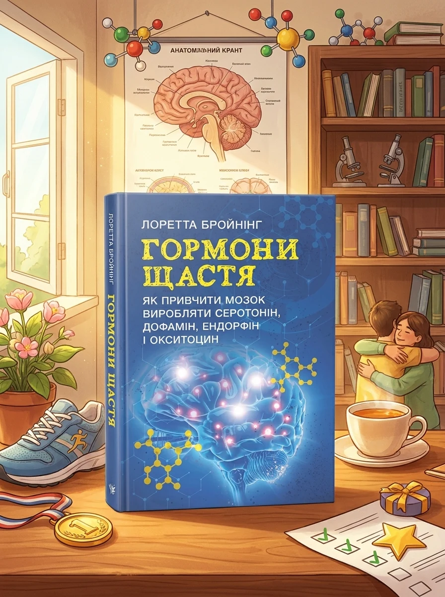 Гормони щастя. Як привчити мозок виробляти серотонін, дофамін, ендорфін іокситоцин — Наука та психологія