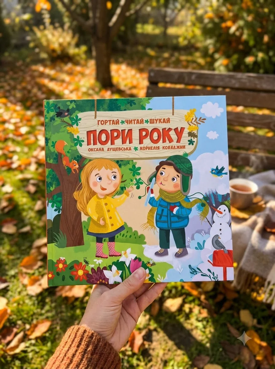 Гортай, читай, шукай. Пори року — Розвивальні книги