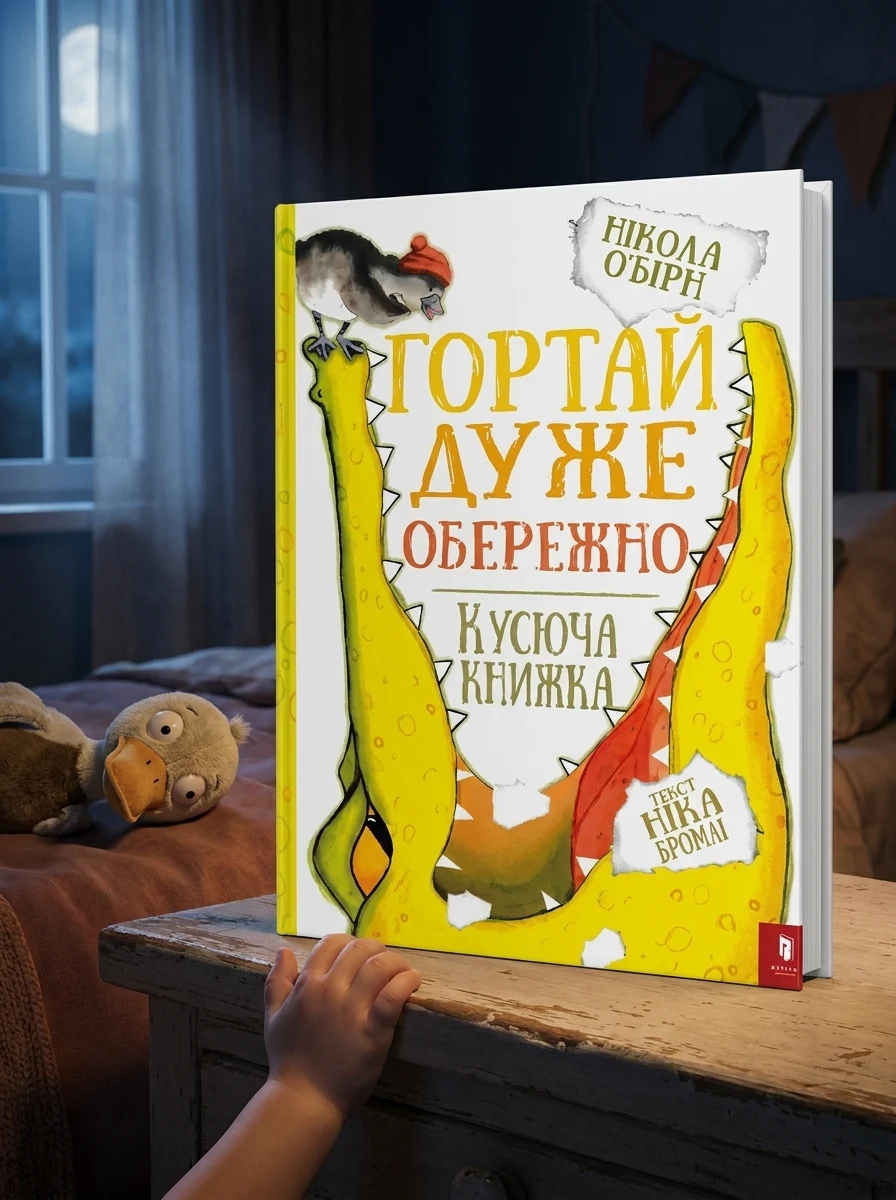 Гортай дуже обережно. Кусюча книжка — Дитячі книги